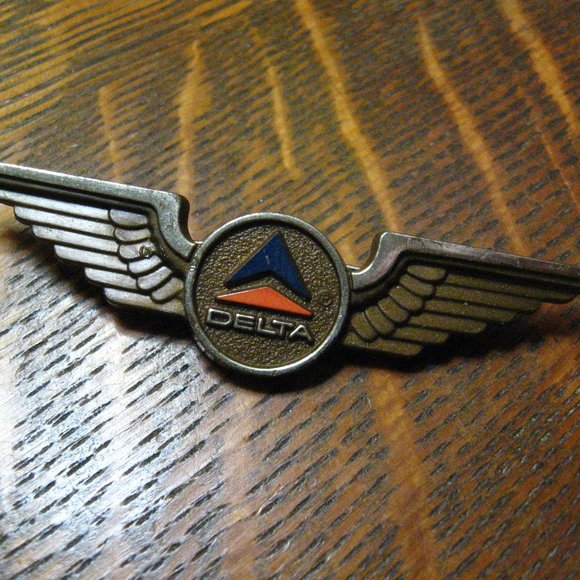 ✈️ Delta Air Lines Vintage Junior Pilot Wings - Picture 2 of 4
